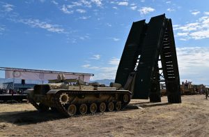 The tank brigade of Ukraine was equipped with M60 AVLB bridgelayers