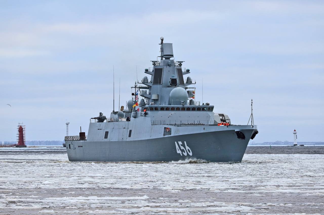 Russia commissioned a new Admiral Golovko frigate