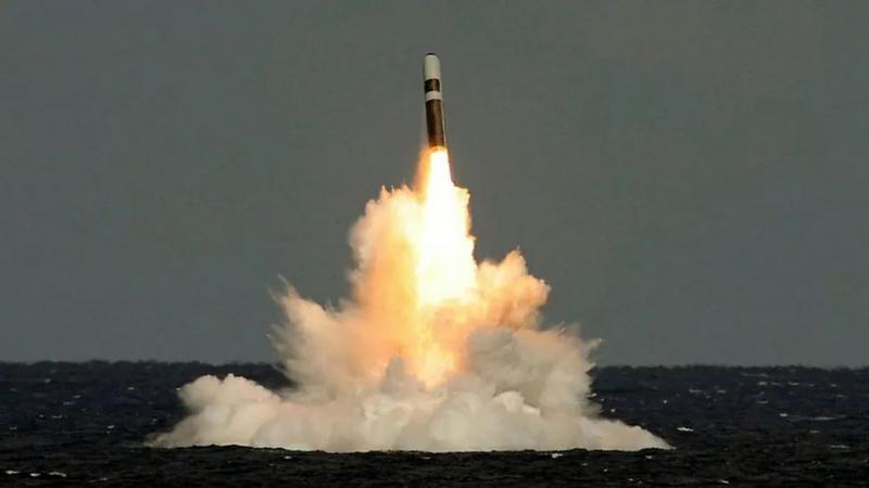 Ядерна балістична ракета Trident II D5 ВМФ США. Фото: Міноборони США.