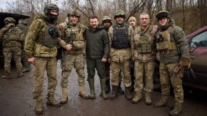 Zelensky visited frontline positions in the village of Robotyne