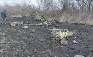 Russian infantry forces hit near Trudivske