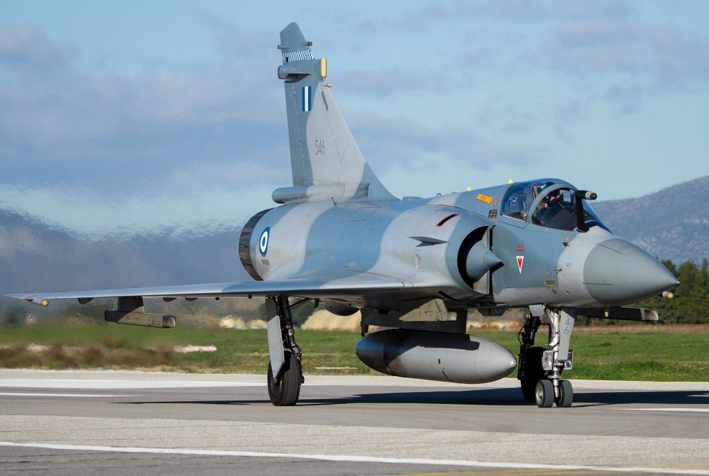 Винищувач Mirage 2000 Повітряних сил Греції. Фото з мережі