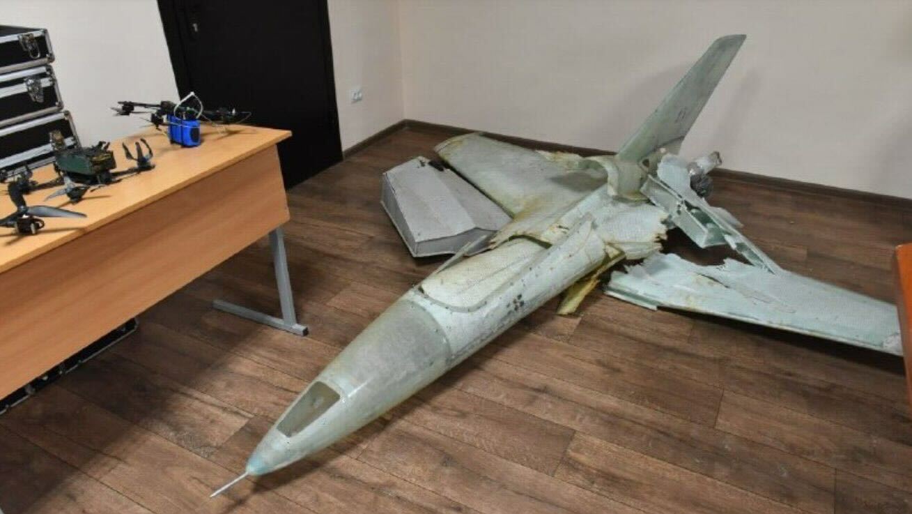 The Russians collected the remnants of an unknown UAV in the Bryansk region