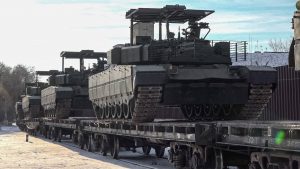 The Russian army received a batch of modernized T-80BVM tanks