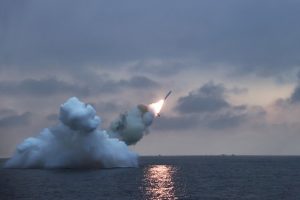 DPRK conducted a test launch of a submarine-launched strategic cruise missile