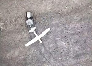 Ukrainian defenders capture a Russian Orlan UAV with the help of a ground drone