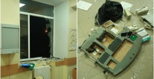 Russians hit a hospital with their drone in Donetsk