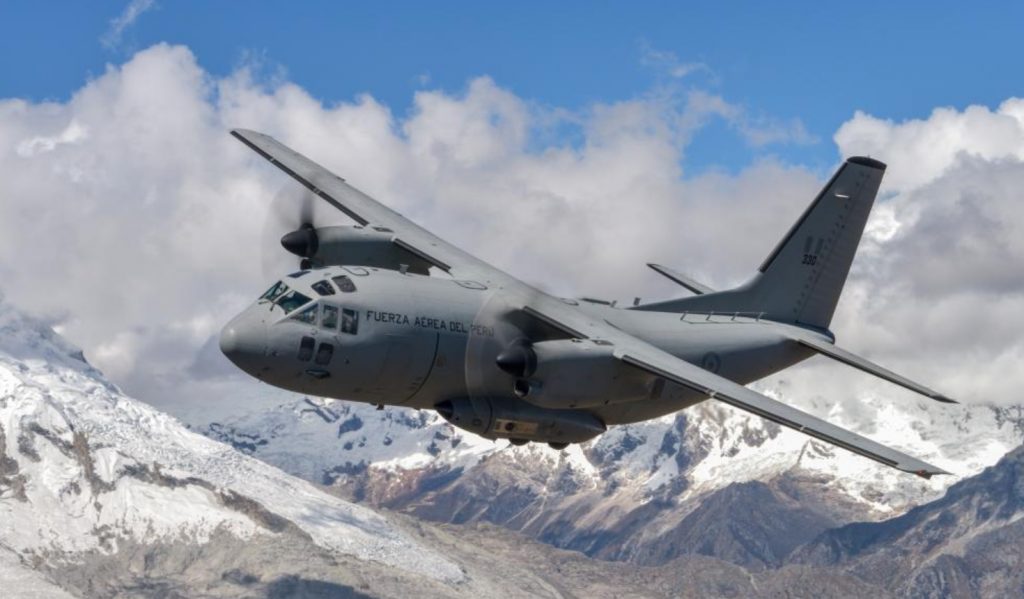 Транспортний літак C-27J Spartan Повітряних сил Перу. Фото: leonardo