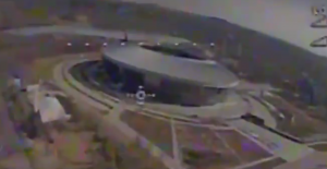 Ukrainian FPV drone flew over the Donbas Arena without any obstacles