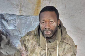 A Russian mercenary from Sierra Leone was captured near Mariyinka