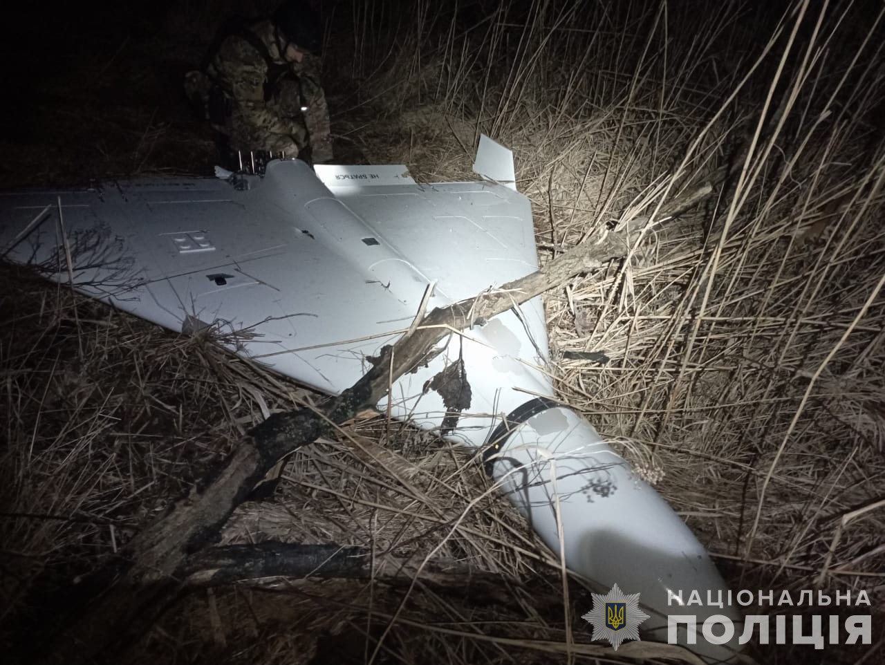 На Дніпропетровщині Національна поліція виявила вцілілий Shahed-136