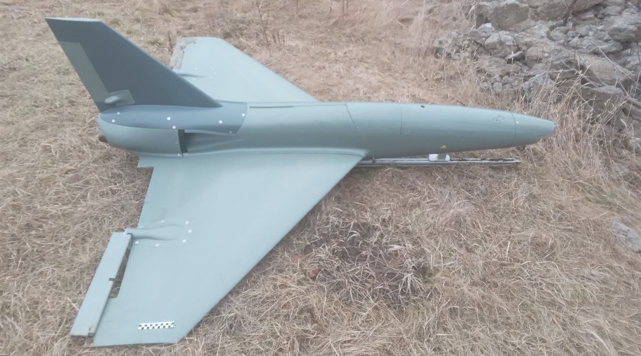 Russians discovered the remains of a kamikaze drone similar to the British Banshee