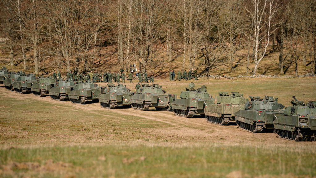 Навчання українських військових на БМП CV90 в Швеції, 2023 рік. Фото: Forsvarsmakten.