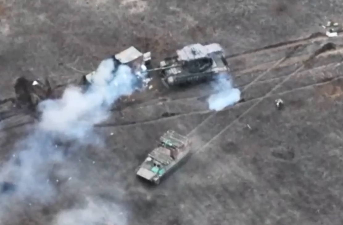 Ukraine Forces Repulse Russian Tanks and Infantry Near Novomykhailivka