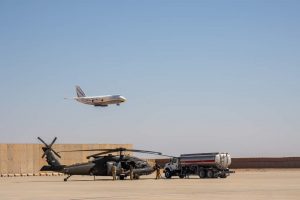 Ukrainian An-124 delivered the Dutch military to Iraq