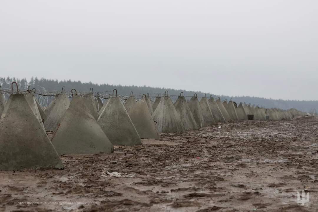 Chernihiv region: The military showed the construction of defensive fortifications