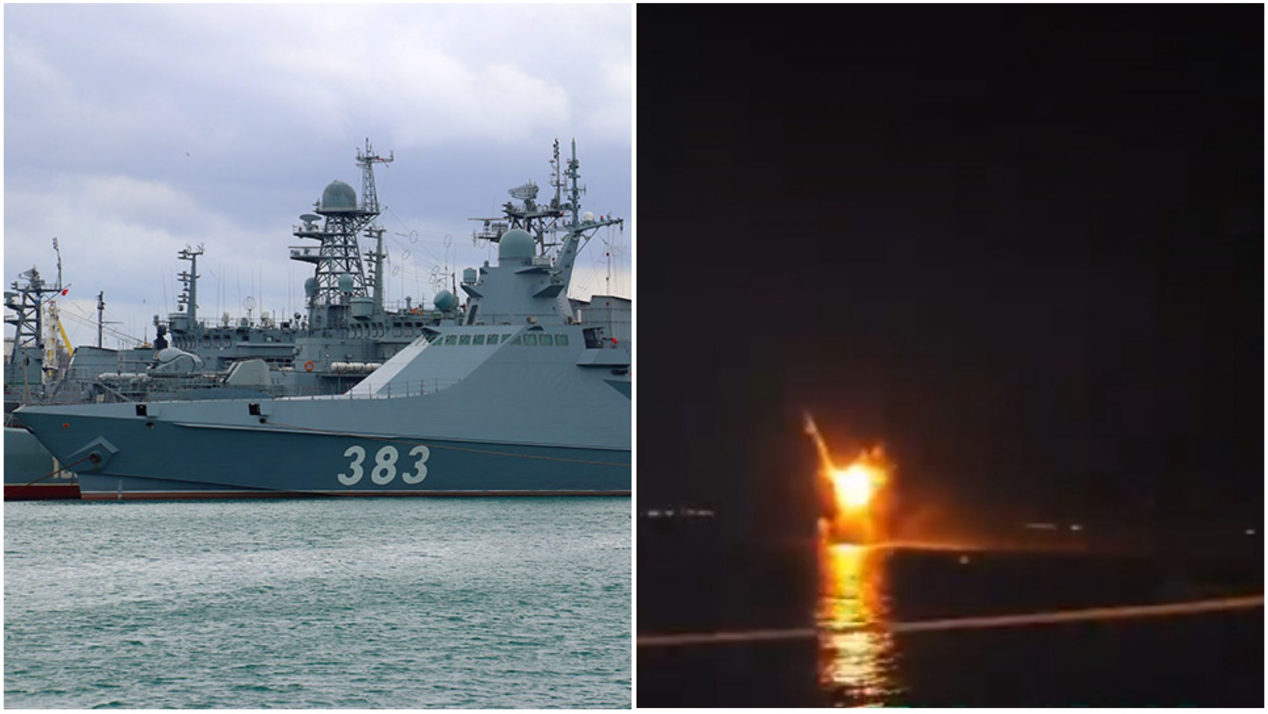 Ukrainian drones strike Russian patrol ship Sergey Kotov