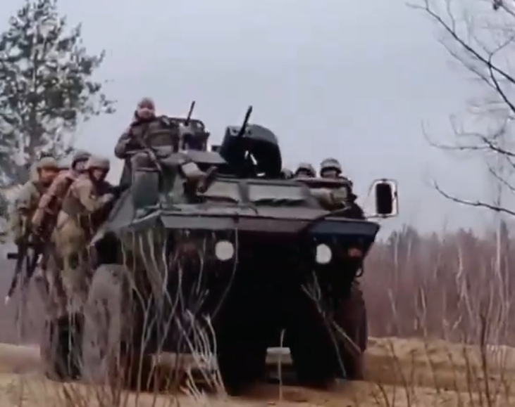 З’явилося відео з БТР M1117 у ЗСУ