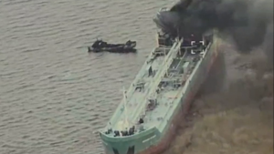 Ukrainian Air Force Strikes Russian ‘Mechanik Pogodin’ Tanker