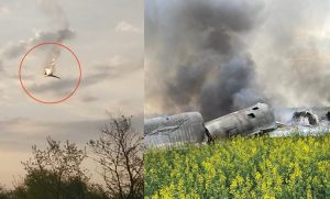 A Tu-22M3 bomber crashed in Russia