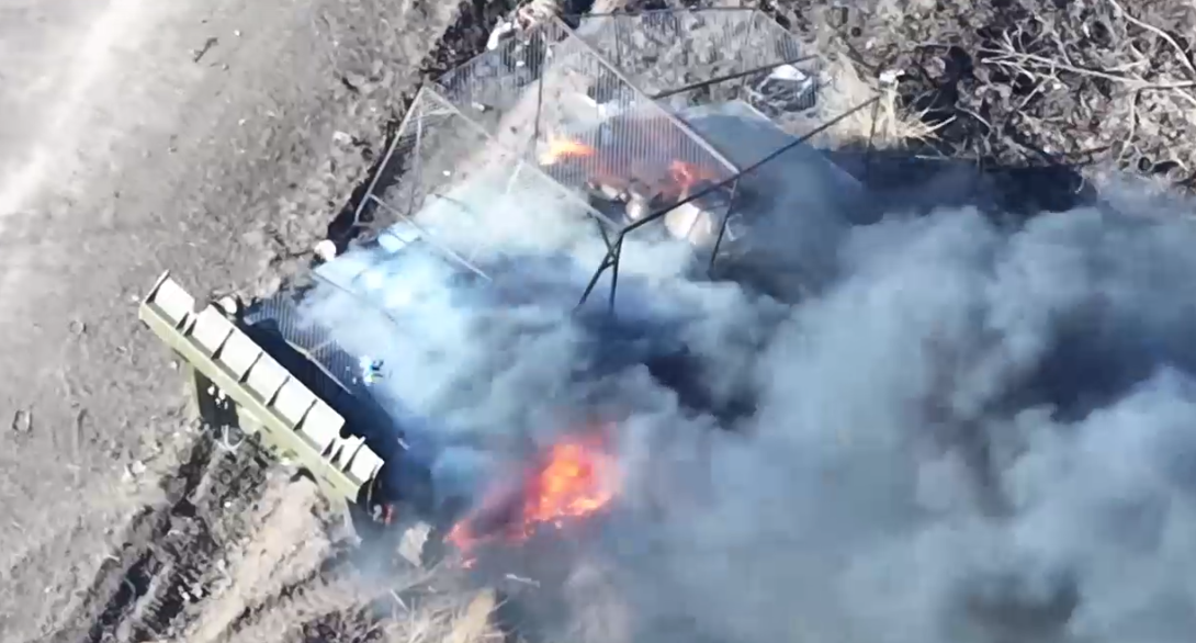 FPV-drone of the 3rd Assault Brigade struck a Russian infantryman with a hunting rifle