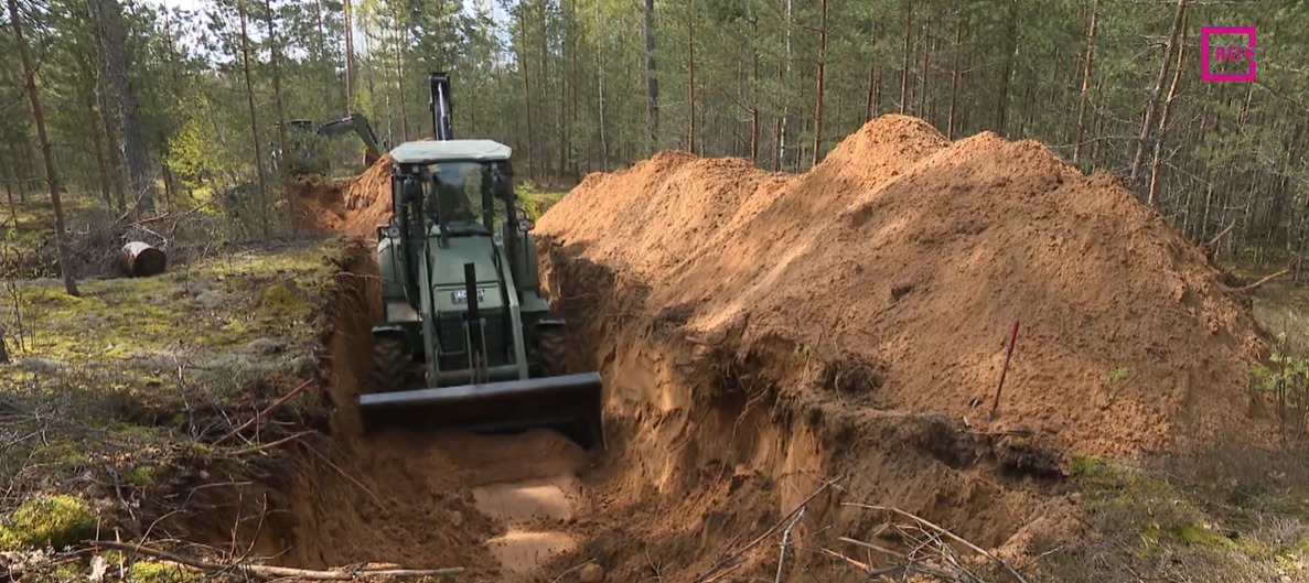 The construction of fortifications began in the east of Latvia