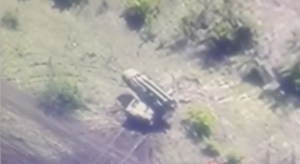 Ukrainian troops destroyed the launcher of the Russian Buk-M1 air defense system