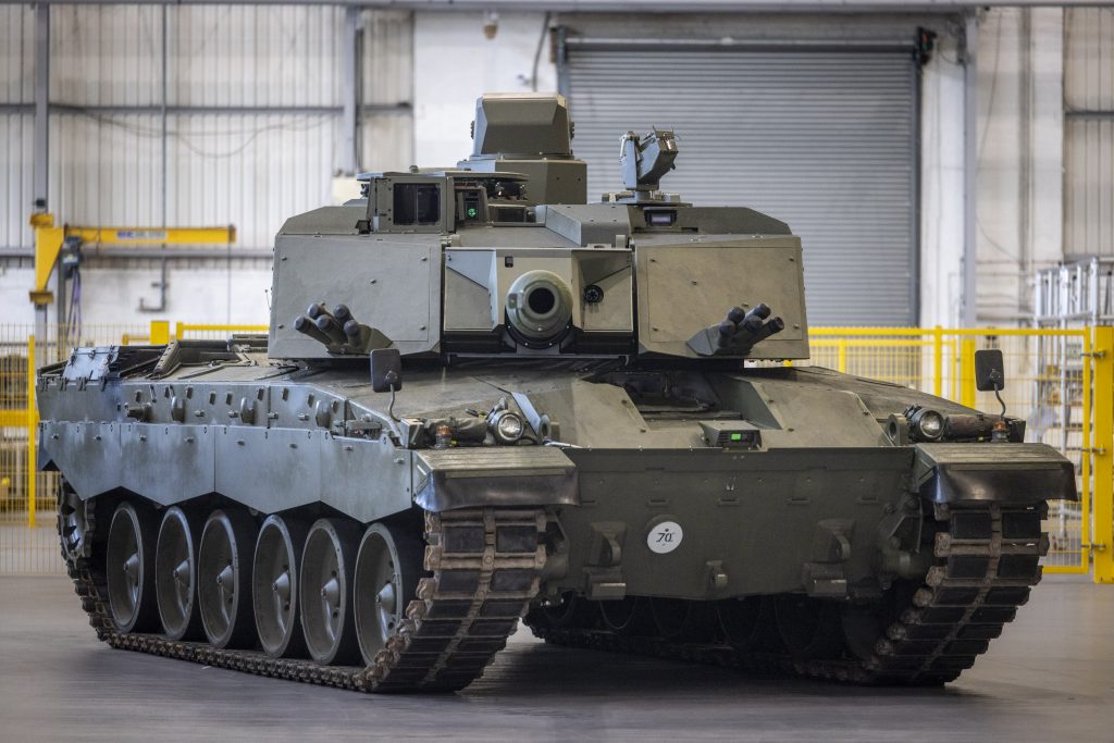 Восьмий прототип танка Challeger 3 на заводі RBSL у Телдфорді. Фото: MoD UK