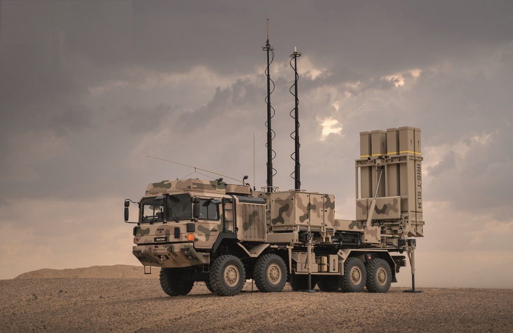 Пускова установка зі складу ЗРК IRIS-T SLM. Фото: Diehl Defence