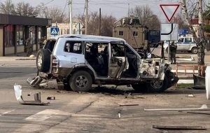 Russian Collaborator Killed in Car Explosion in Luhansk Region