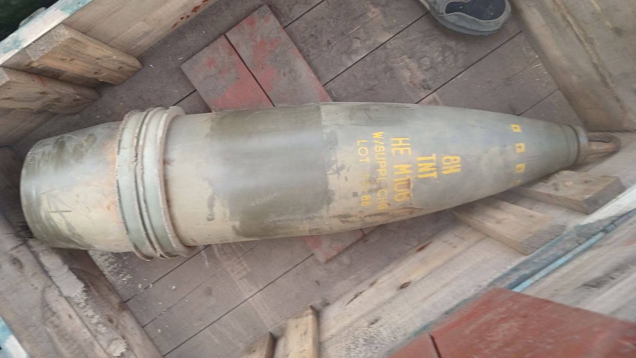 203mm shells of American production were spotted with Russians