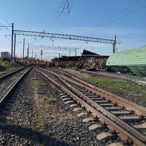 Russia claims a drone hit a train carrying fuel