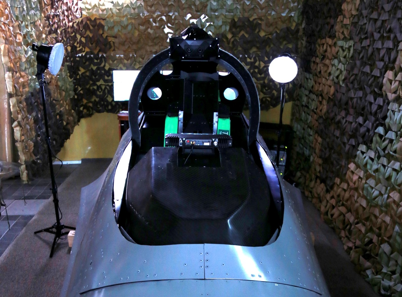 F-16 simulator of the Ukrainian Air Force. Ukraine. May 2024. Photo credits: Air Force Command of the Armed Forces of Ukraine