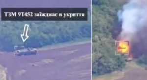 HIMARS destroyed Russian transport and load vehicle for the Uragan MLRS