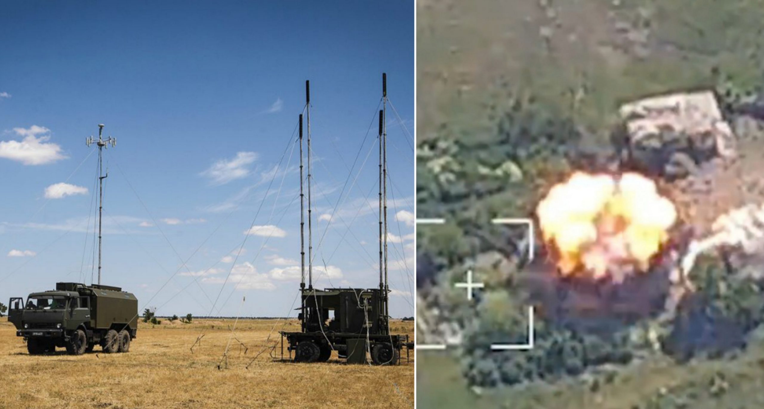 Ukrainian Defence Forces hit an Russian Zhitel EW system in the Donetsk region