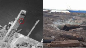 Photos of damaged Russian ferries in Kerch appeared