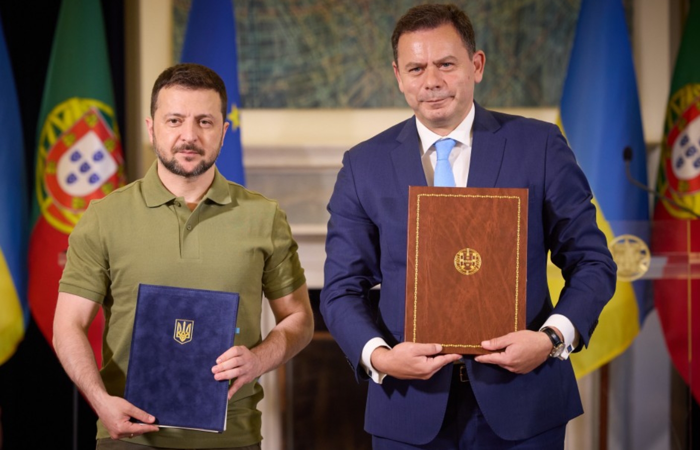 Ukraine and Portugal sign security agreement