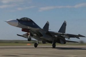 Russians armed its Su-30 fighter jets with long-range missiles