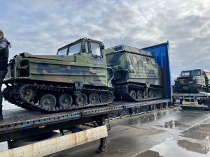 Bandvagn 202 all-terrain vehicles transferred to Ukraine from Norway