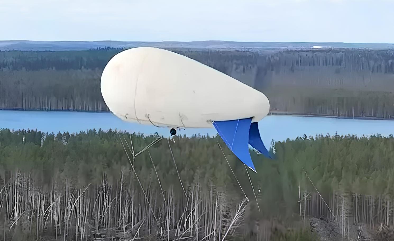 Russia uses aerostats to monitor abroad with Finland