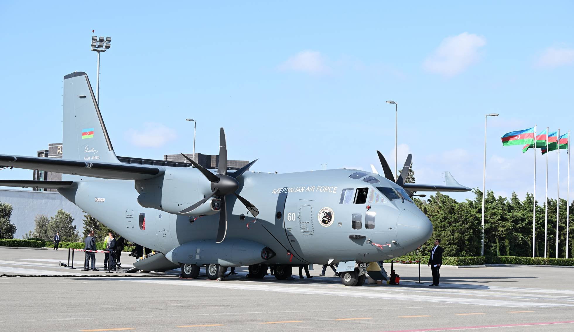 Азербайджан отримав перший військово-транспортний літак C-27J Spartan