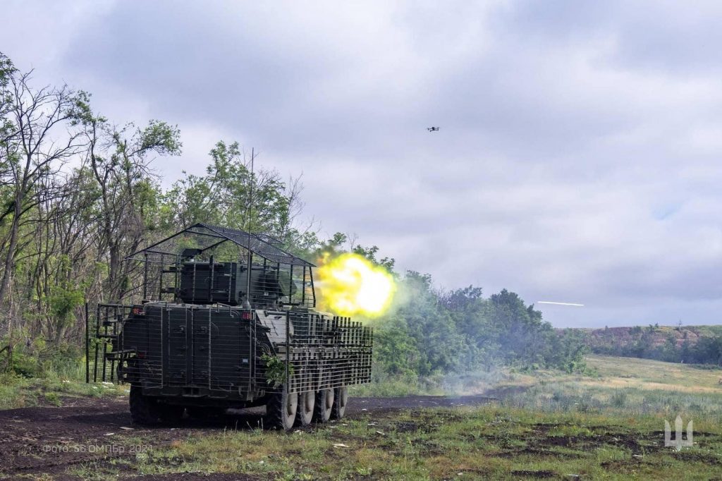 БТР-4Е на озброєнні 56 бригади ЗСУ, червень 2024 року. Фото: 56 ОМПБр.