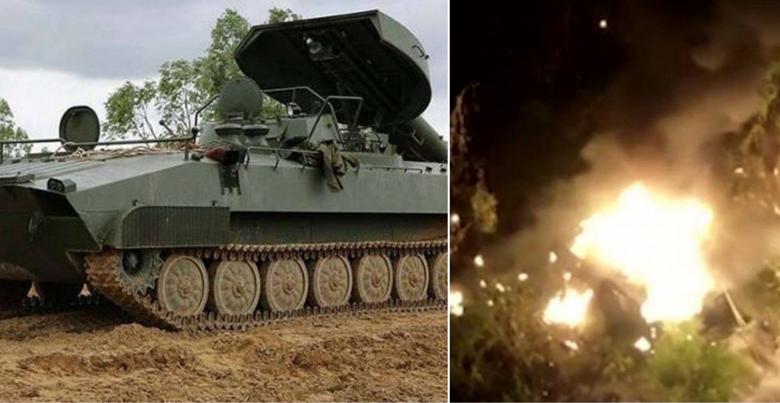 Russian UR-77 Meteorit mine clearing vehicle destroyed in the Kharkiv region