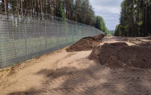 Latvia to complete construction of fence on the border with Belarus in July