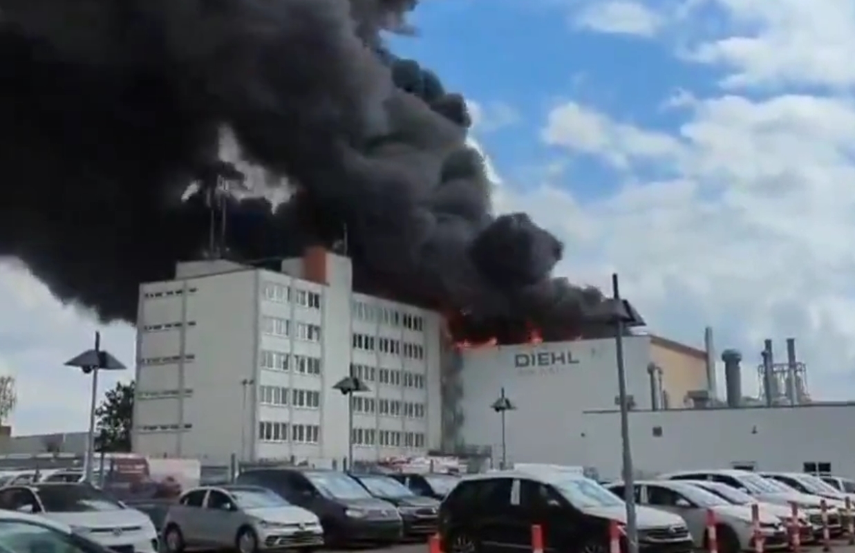 Germany suspects Russia of fire at Diehl plant