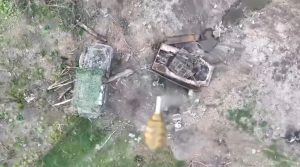 Paratroopers destroyed the Russian equipment near Heorhiivka