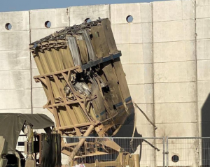 З’явилася фотографія ураженого макета пускової установки Iron Dome