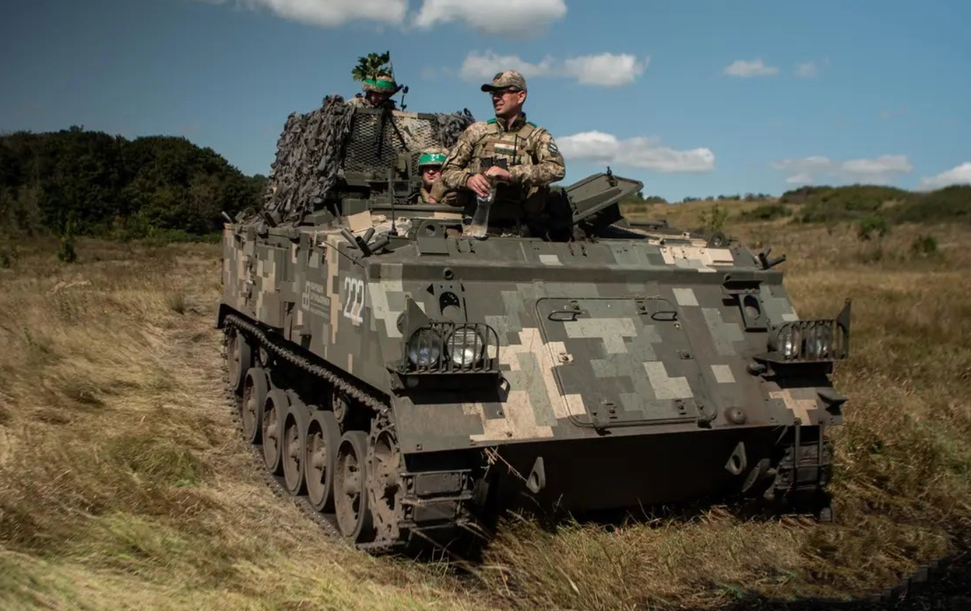 British FV432 APCs are being prepared for the 114th Territorial Defense Brigade