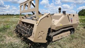 The United States transferred the GCS-200 mine-clearing vehicle to Ukraine