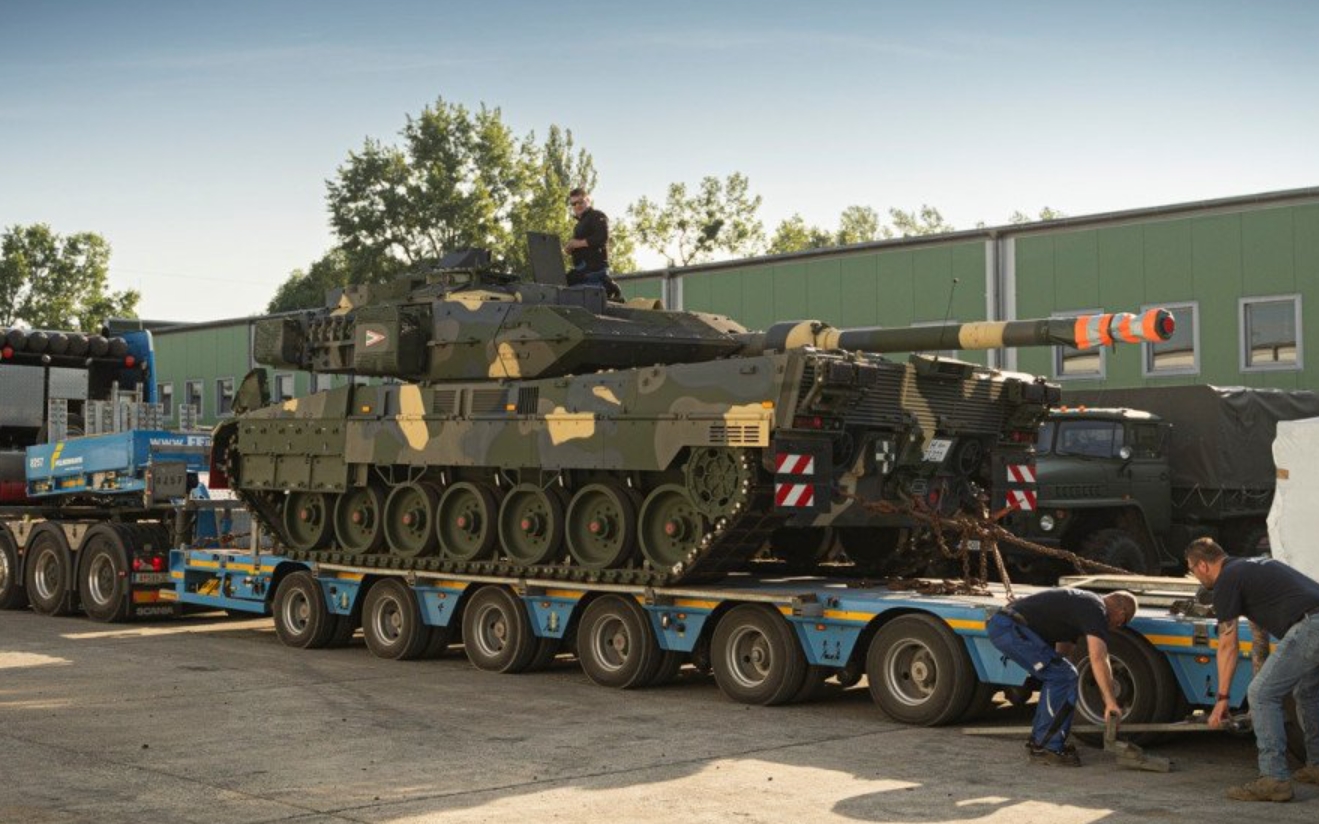 A Leopard 2A7HU tank of the Hungarian Army. June 2024. Hungary. Photo credits: Hungarian Ministry of Defense